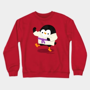 Karate Penguin Crewneck Sweatshirt